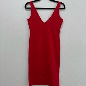 Forever 21 Red Tank Midi Dress Size Medium